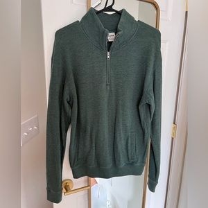 PINK Victoria’s Secret green hoodie with a zipper